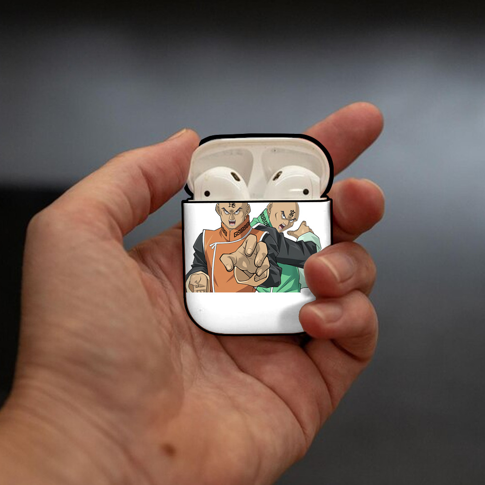 遊☆戯☆王 Yu-Gi-Oh! AirPods 第2世代保護ケース ハードシェル ブラック 耐衝撃・防指紋・カラビナ付き