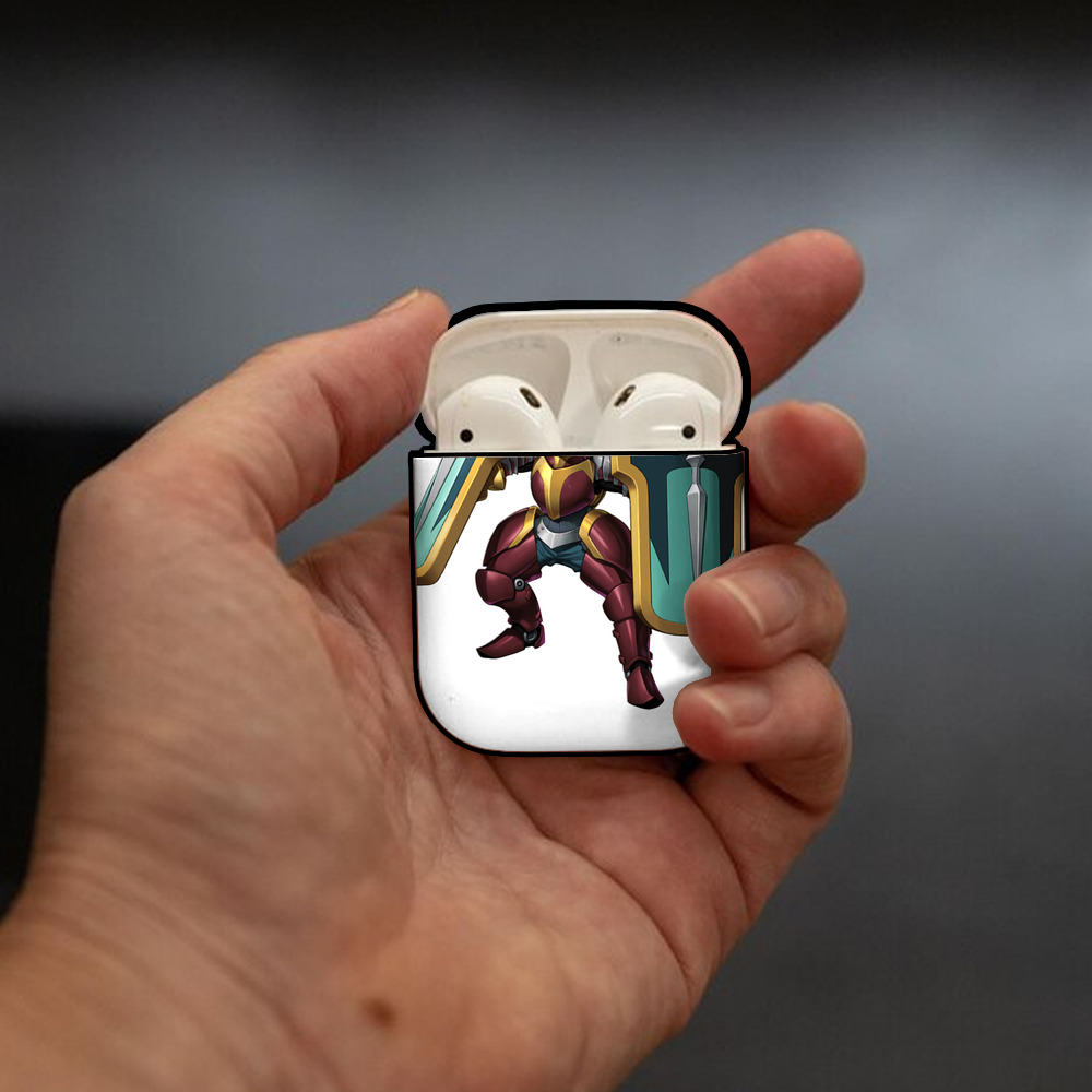 遊☆戯☆王 Yu-Gi-Oh! AirPods 第2世代保護ケース ハードシェル ブラック 耐衝撃・防指紋・カラビナ付き