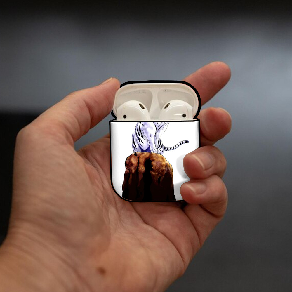 遊☆戯☆王 Yu-Gi-Oh! AirPods 第2世代保護ケース ハードシェル ブラック 耐衝撃・防指紋・カラビナ付き