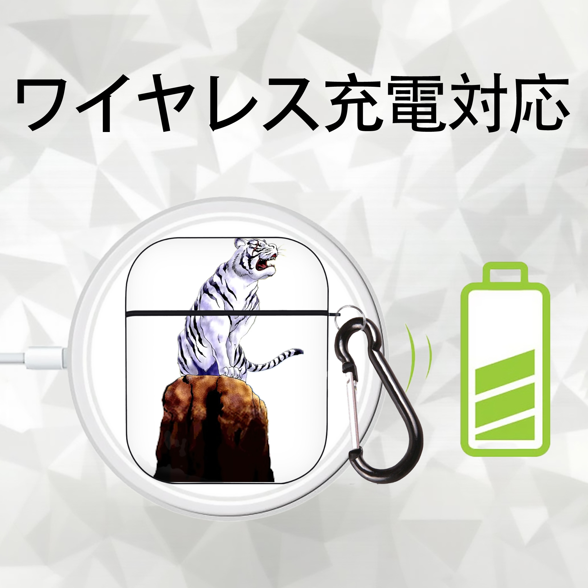 遊☆戯☆王 Yu-Gi-Oh! AirPods 第2世代保護ケース ハードシェル ブラック 耐衝撃・防指紋・カラビナ付き