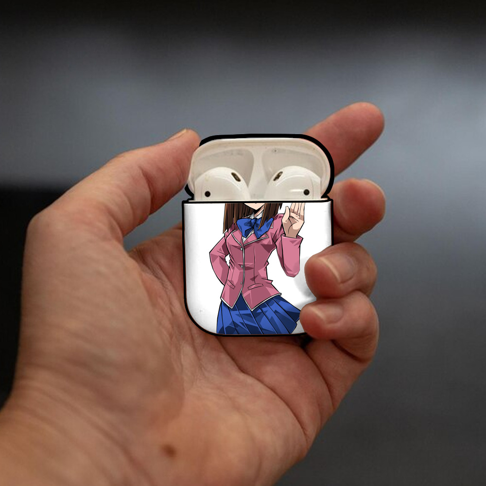 遊☆戯☆王 Yu-Gi-Oh! AirPods 第2世代保護ケース ハードシェル ブラック 耐衝撃・防指紋・カラビナ付き