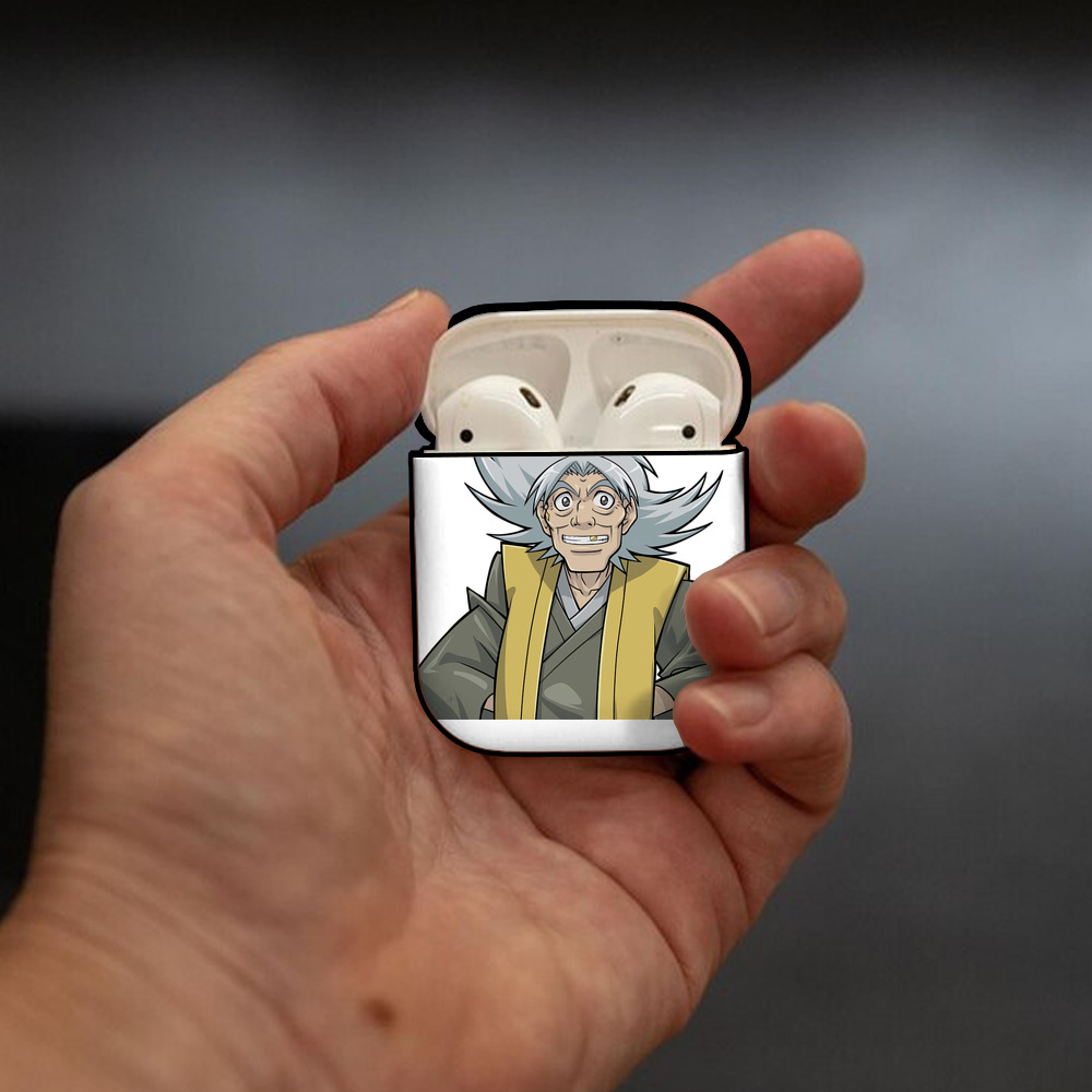 遊☆戯☆王 Yu-Gi-Oh! AirPods 第2世代保護ケース ハードシェル ブラック 耐衝撃・防指紋・カラビナ付き