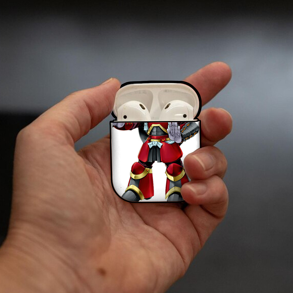 遊☆戯☆王 Yu-Gi-Oh! AirPods 第2世代保護ケース ハードシェル ブラック 耐衝撃・防指紋・カラビナ付き