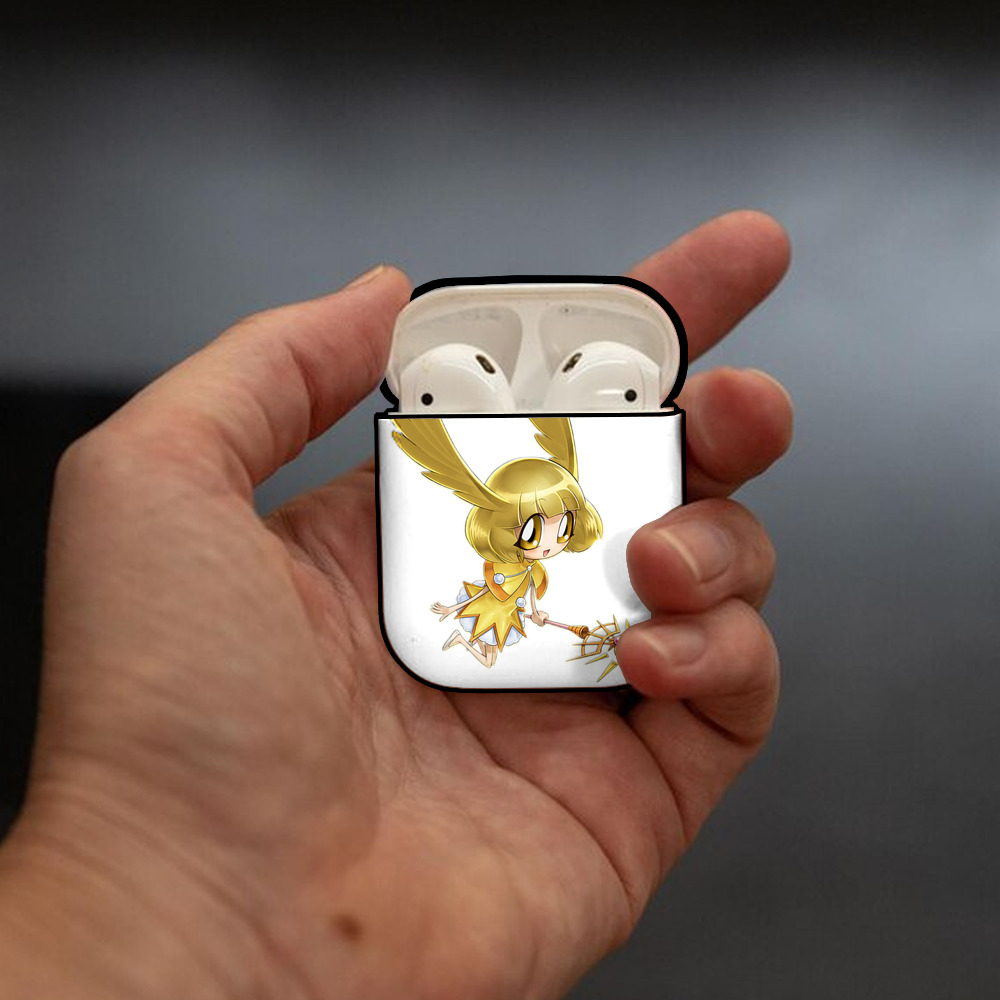 遊☆戯☆王 Yu-Gi-Oh! AirPods 第2世代保護ケース ハードシェル ブラック 耐衝撃・防指紋・カラビナ付き