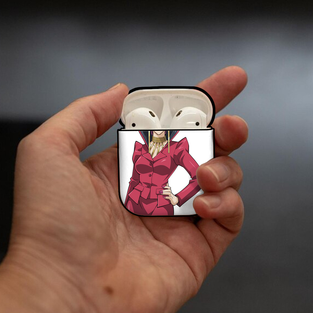 遊☆戯☆王 Yu-Gi-Oh! AirPods 第2世代保護ケース ハードシェル ブラック 耐衝撃・防指紋・カラビナ付き