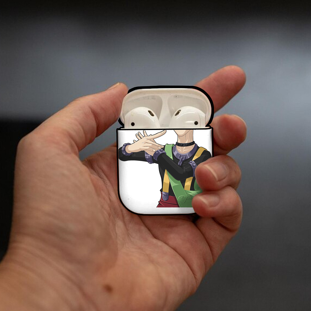 遊☆戯☆王 Yu-Gi-Oh! AirPods 第2世代保護ケース ハードシェル ブラック 耐衝撃・防指紋・カラビナ付き