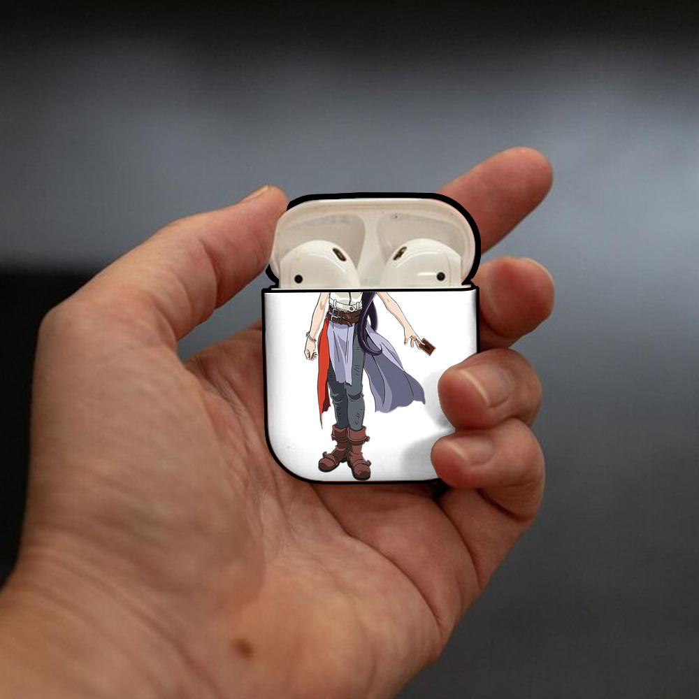 遊☆戯☆王 Yu-Gi-Oh! AirPods 第2世代保護ケース ハードシェル ブラック 耐衝撃・防指紋・カラビナ付き
