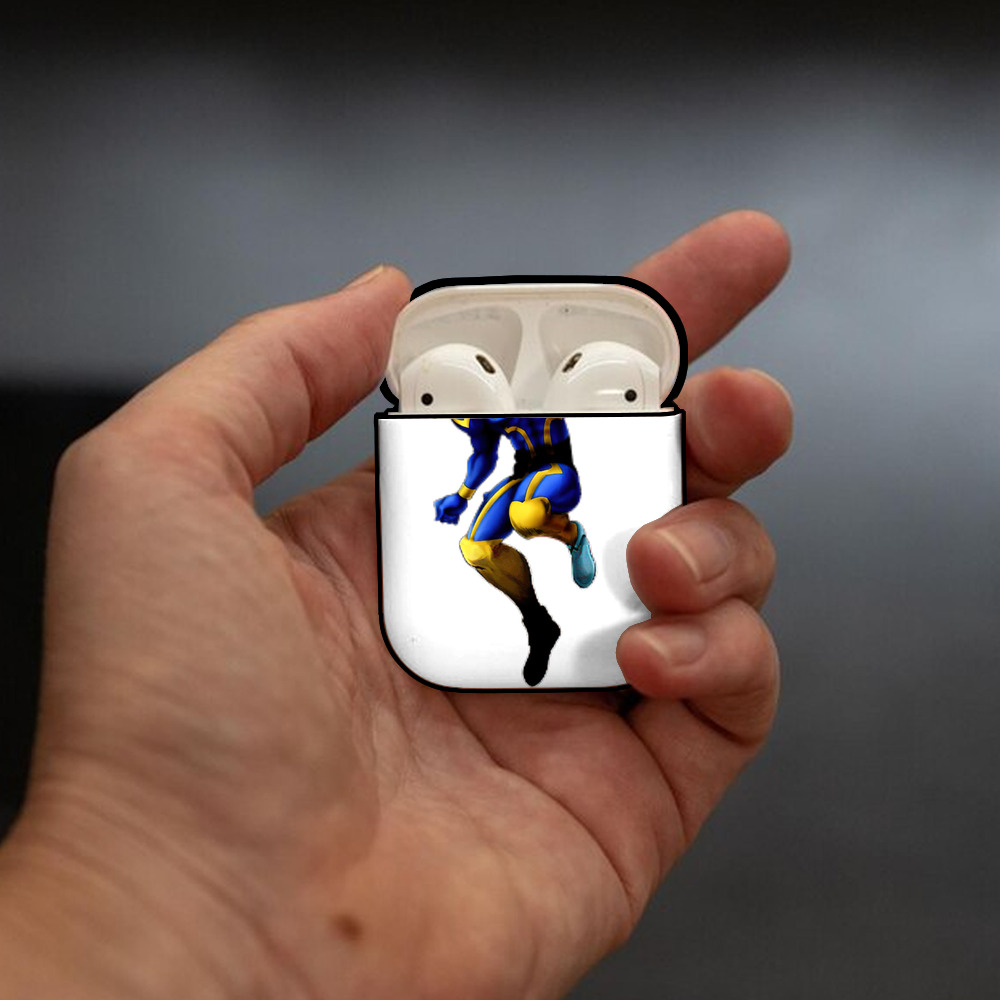 遊☆戯☆王 Yu-Gi-Oh! AirPods 第2世代保護ケース ハードシェル ブラック 耐衝撃・防指紋・カラビナ付き