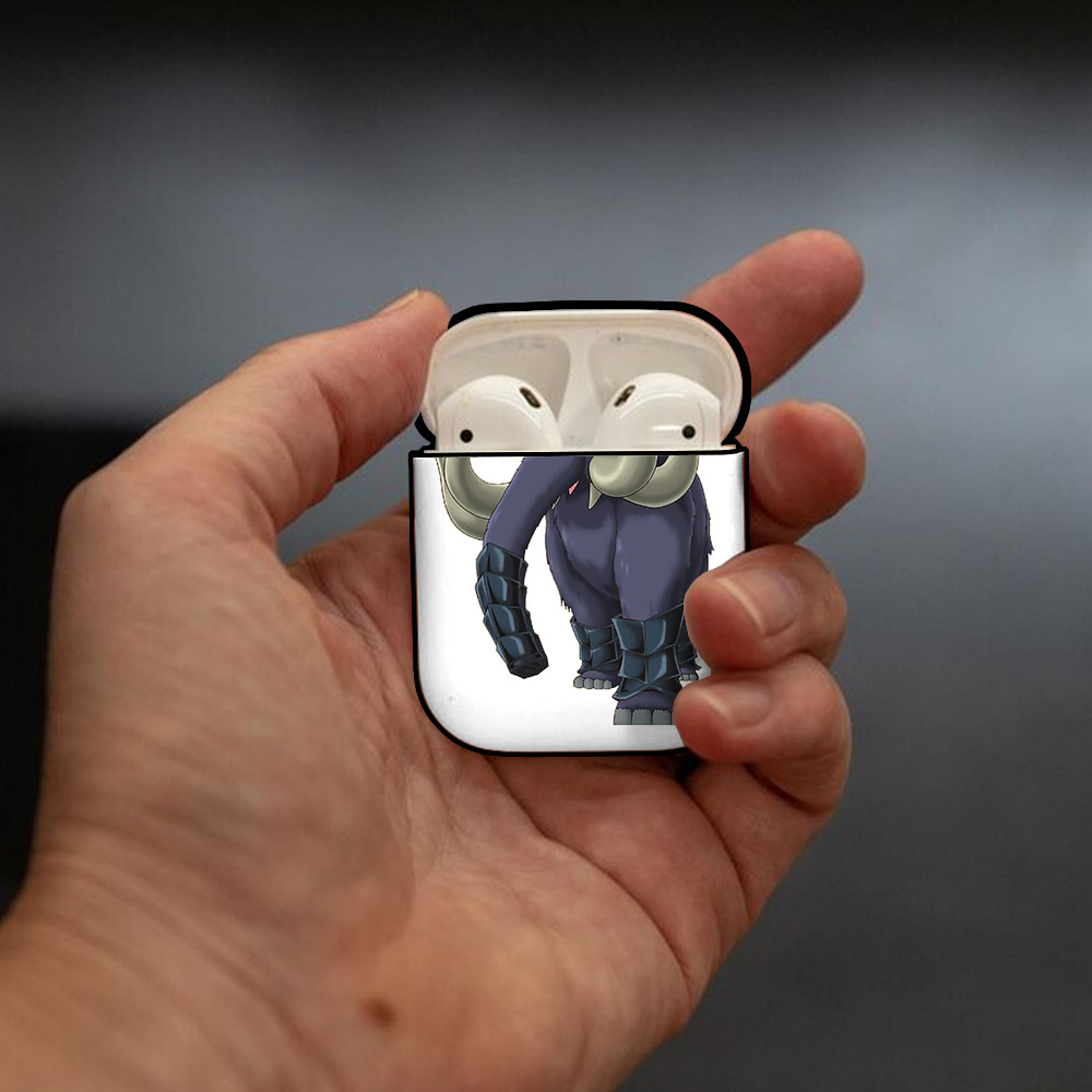 遊☆戯☆王 Yu-Gi-Oh! AirPods 第2世代保護ケース ハードシェル ブラック 耐衝撃・防指紋・カラビナ付き