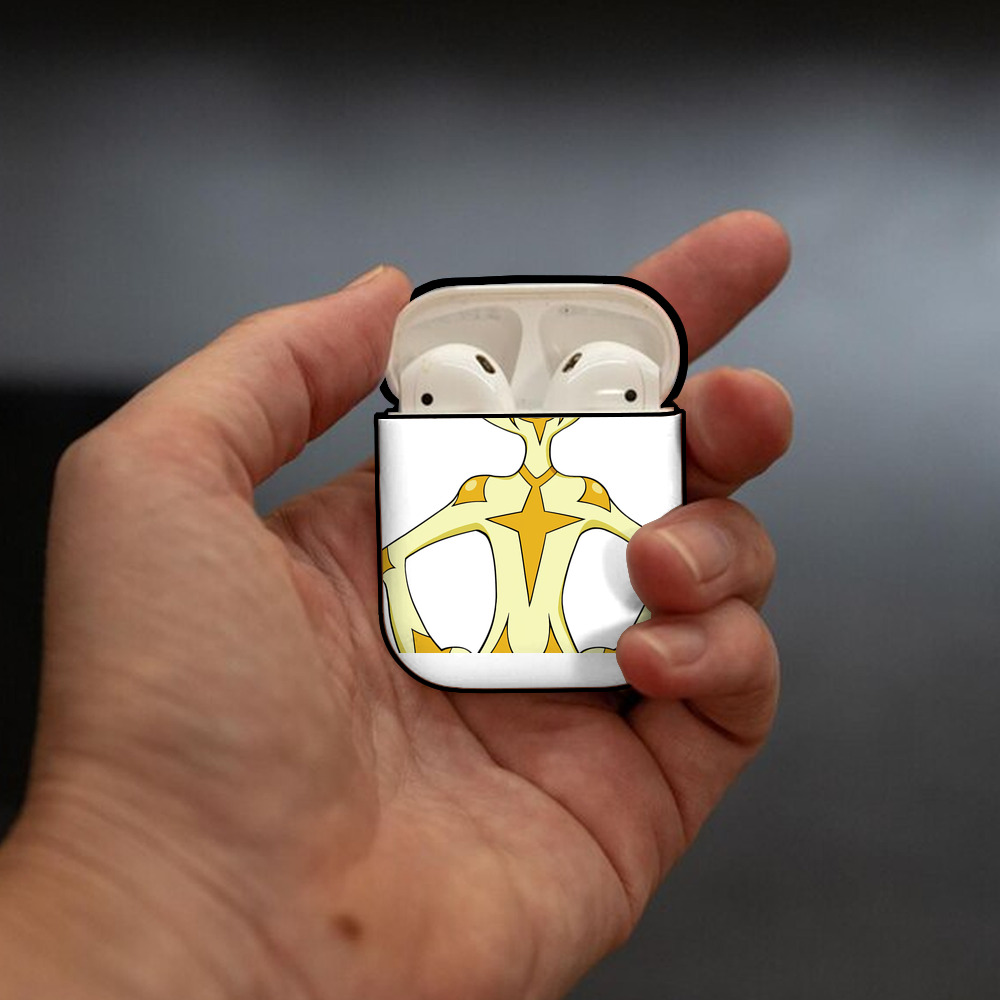 遊☆戯☆王 Yu-Gi-Oh! AirPods 第2世代保護ケース ハードシェル ブラック 耐衝撃・防指紋・カラビナ付き