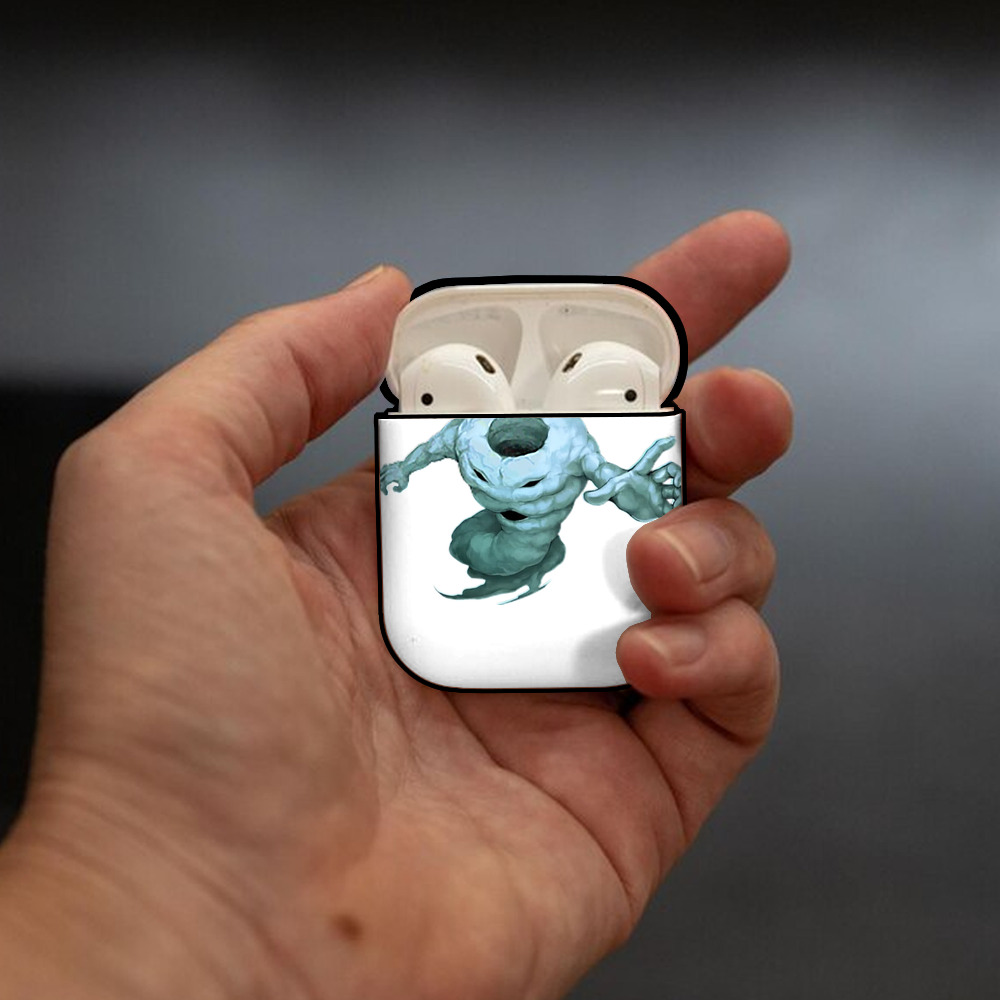 遊☆戯☆王 Yu-Gi-Oh! AirPods 第2世代保護ケース ハードシェル ブラック 耐衝撃・防指紋・カラビナ付き