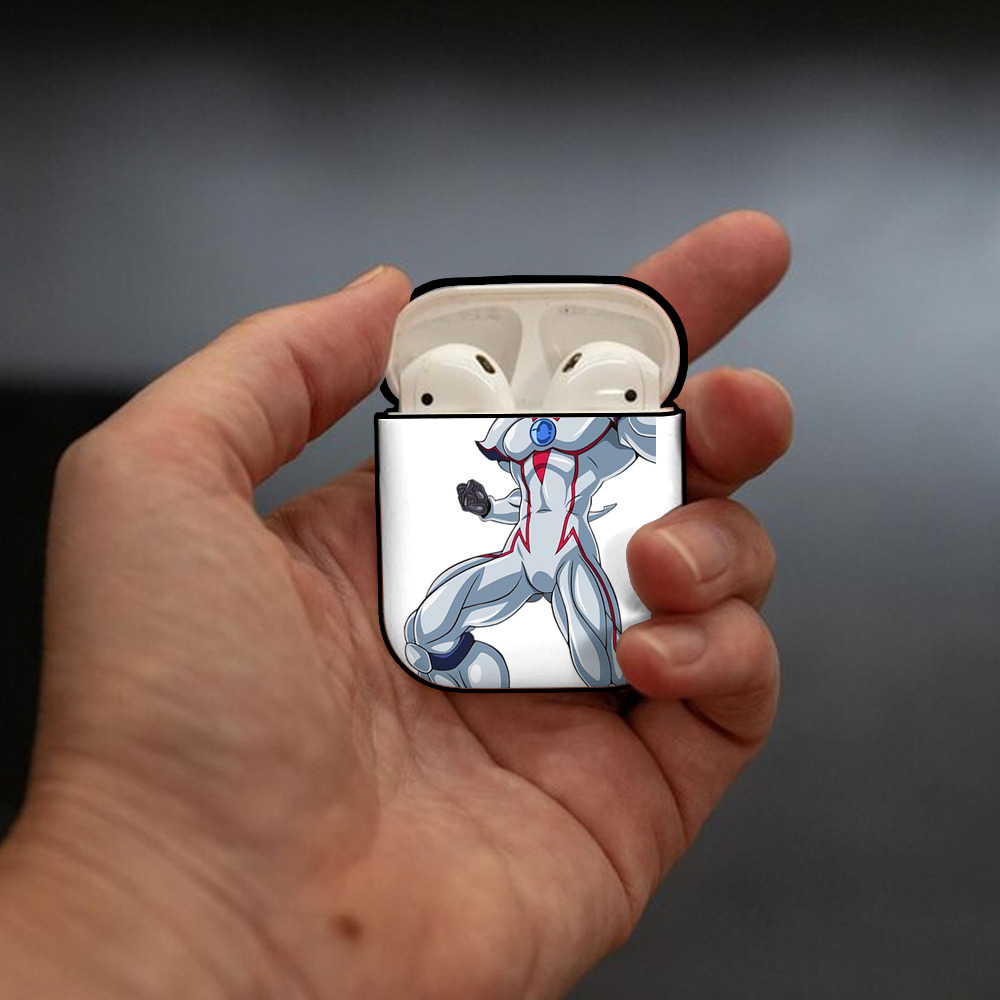 遊☆戯☆王 Yu-Gi-Oh! AirPods 第2世代保護ケース ハードシェル ブラック 耐衝撃・防指紋・カラビナ付き