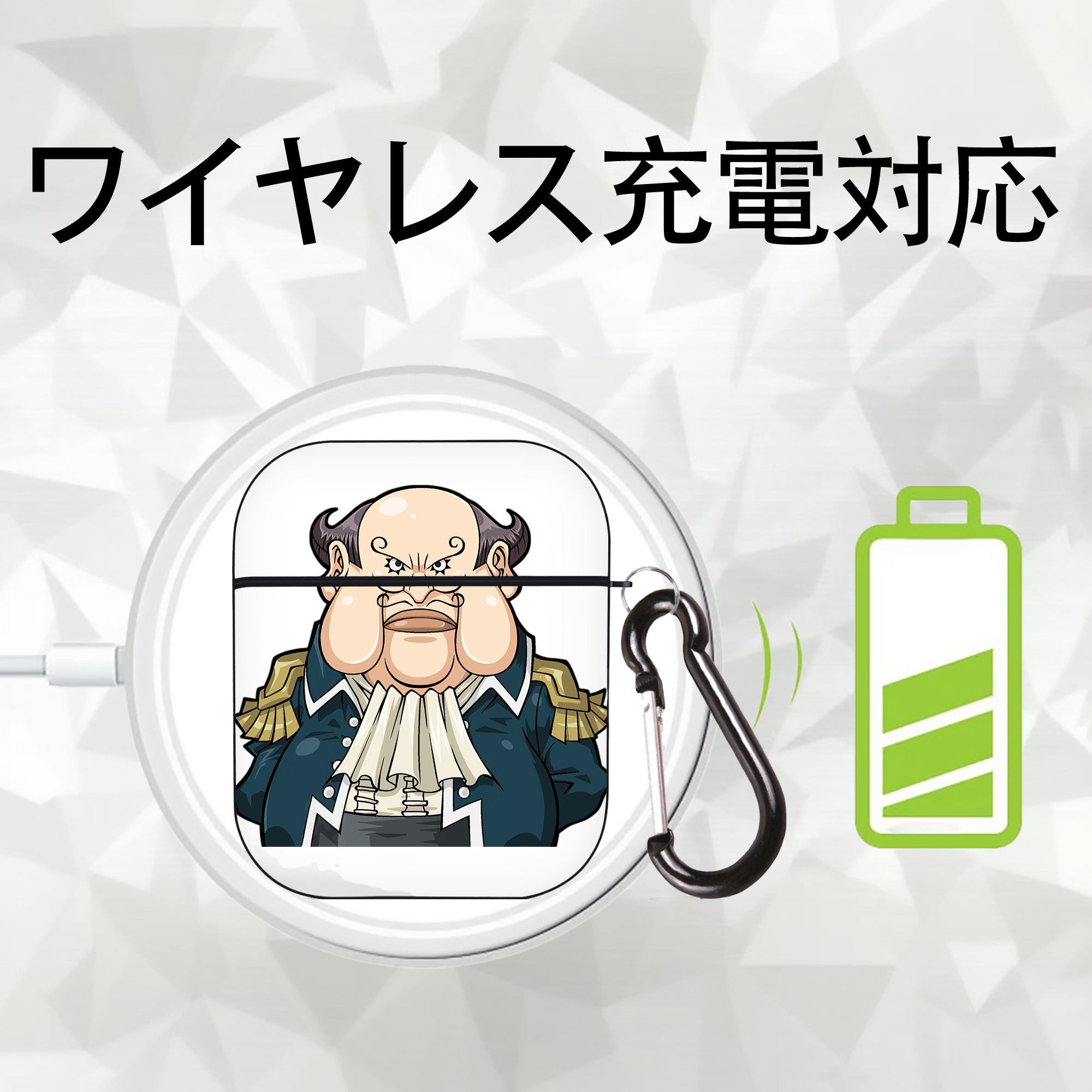 遊☆戯☆王 Yu-Gi-Oh! AirPods 第2世代保護ケース ハードシェル ブラック 耐衝撃・防指紋・カラビナ付き