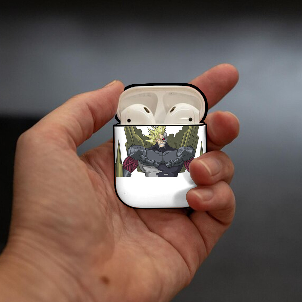 遊☆戯☆王 Yu-Gi-Oh! AirPods 第2世代保護ケース ハードシェル ブラック 耐衝撃・防指紋・カラビナ付き