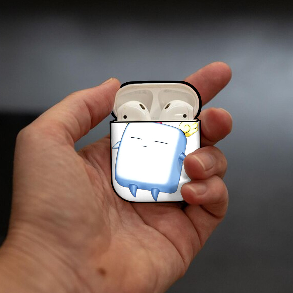 遊☆戯☆王 Yu-Gi-Oh! AirPods 第2世代保護ケース ハードシェル ブラック 耐衝撃・防指紋・カラビナ付き