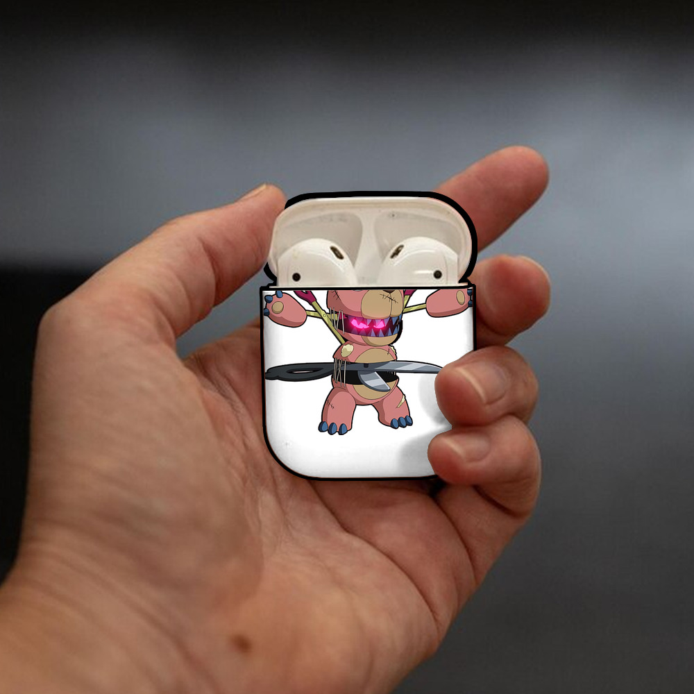 遊☆戯☆王 Yu-Gi-Oh! AirPods 第2世代保護ケース ハードシェル ブラック 耐衝撃・防指紋・カラビナ付き
