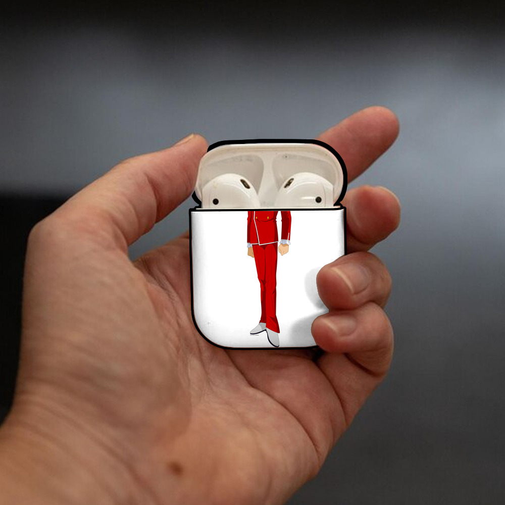 遊☆戯☆王 Yu-Gi-Oh! AirPods 第2世代保護ケース ハードシェル ブラック 耐衝撃・防指紋・カラビナ付き