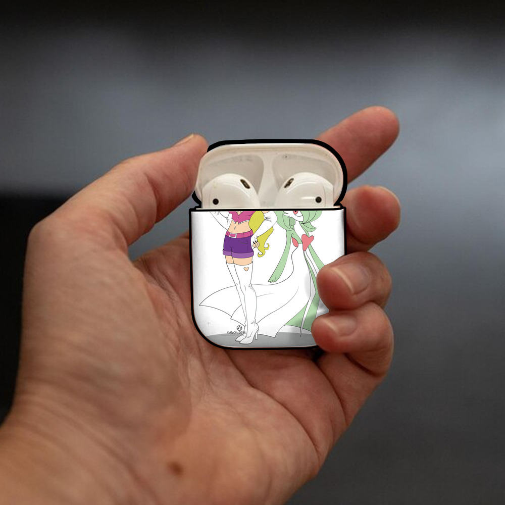 遊☆戯☆王 Yu-Gi-Oh! AirPods 第2世代保護ケース ハードシェル ブラック 耐衝撃・防指紋・カラビナ付き