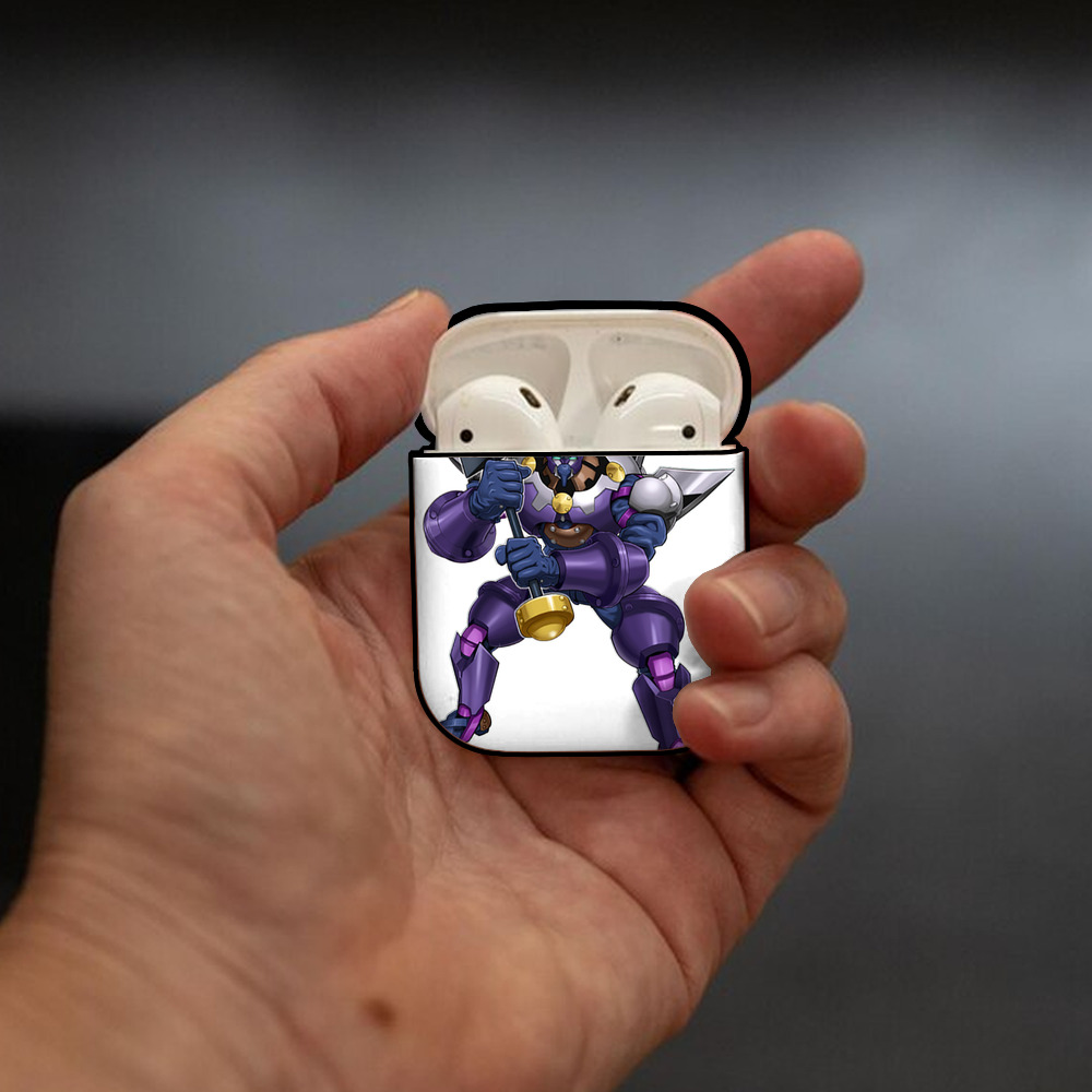 遊☆戯☆王 Yu-Gi-Oh! AirPods 第2世代保護ケース ハードシェル ブラック 耐衝撃・防指紋・カラビナ付き