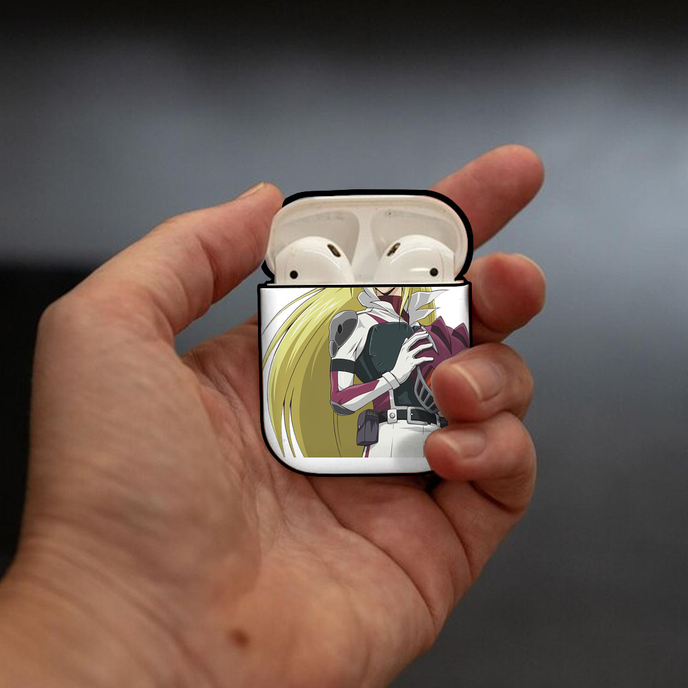 遊☆戯☆王 Yu-Gi-Oh! AirPods 第2世代保護ケース ハードシェル ブラック 耐衝撃・防指紋・カラビナ付き
