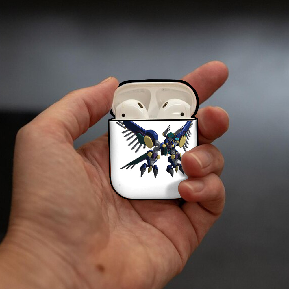 遊☆戯☆王 Yu-Gi-Oh! AirPods 第2世代保護ケース ハードシェル ブラック 耐衝撃・防指紋・カラビナ付き