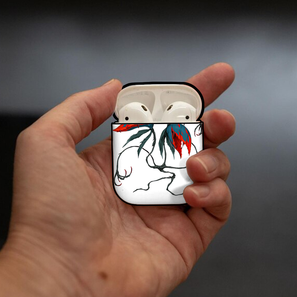 遊☆戯☆王 Yu-Gi-Oh! AirPods 第2世代保護ケース ハードシェル ブラック 耐衝撃・防指紋・カラビナ付き