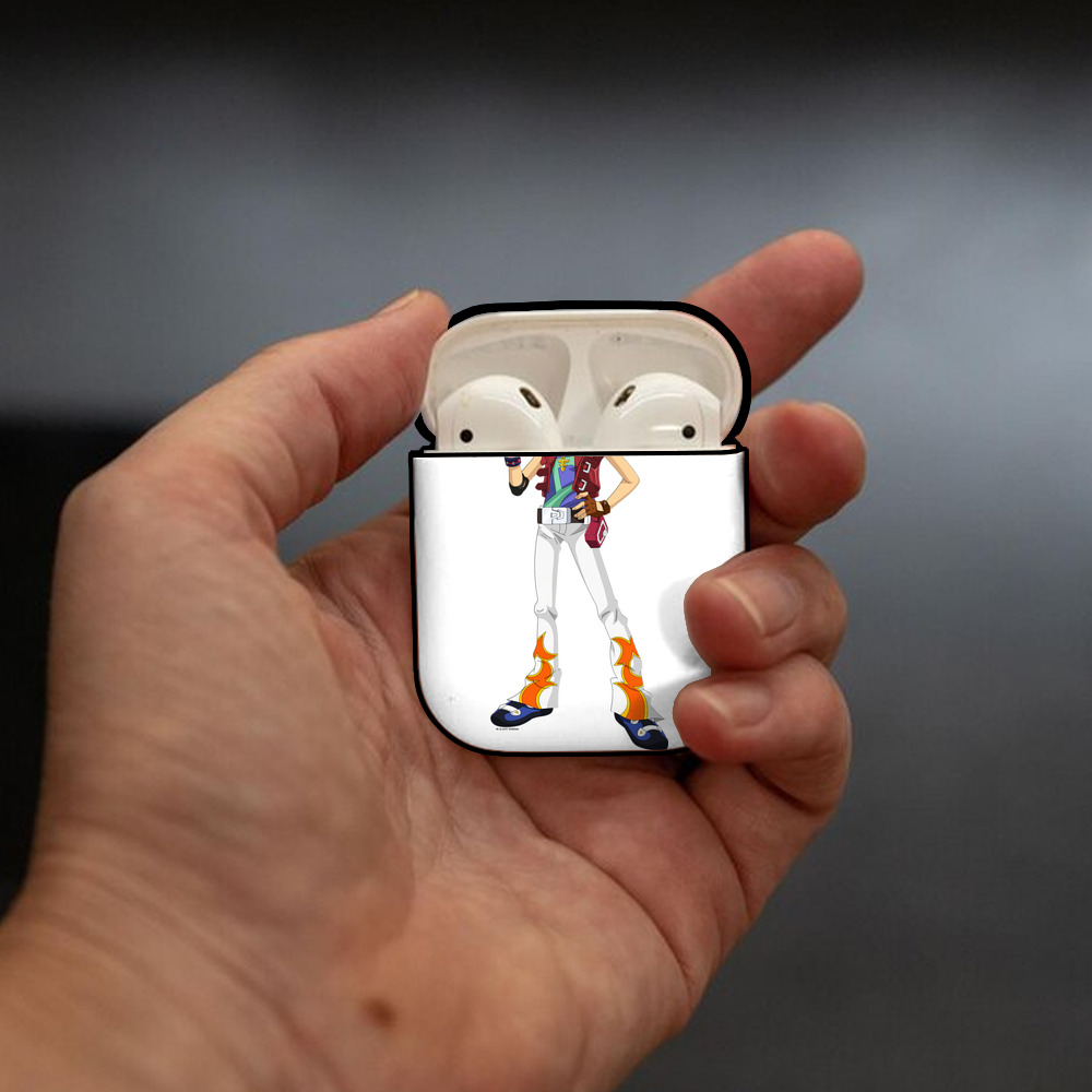 遊☆戯☆王 Yu-Gi-Oh! AirPods 第2世代保護ケース ハードシェル ブラック 耐衝撃・防指紋・カラビナ付き