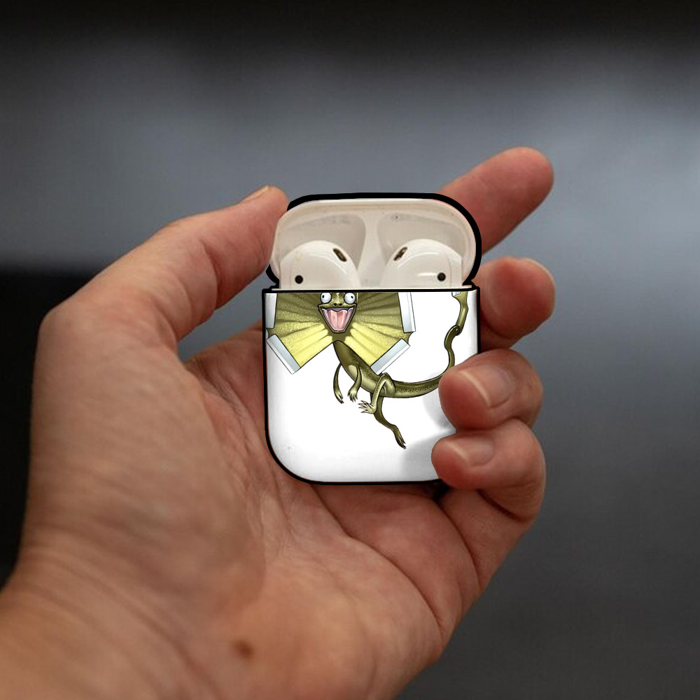遊☆戯☆王 Yu-Gi-Oh! AirPods 第2世代保護ケース ハードシェル ブラック 耐衝撃・防指紋・カラビナ付き