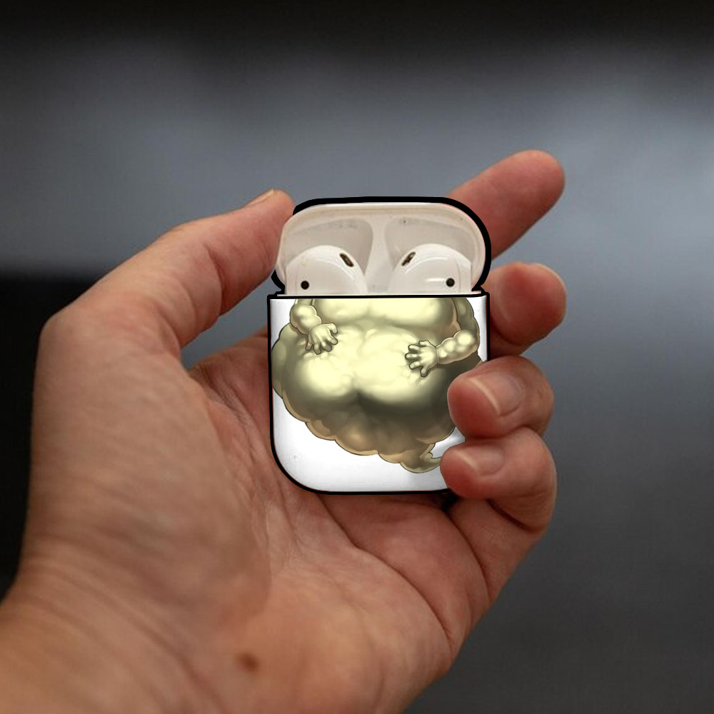 遊☆戯☆王 Yu-Gi-Oh! AirPods 第2世代保護ケース ハードシェル ブラック 耐衝撃・防指紋・カラビナ付き