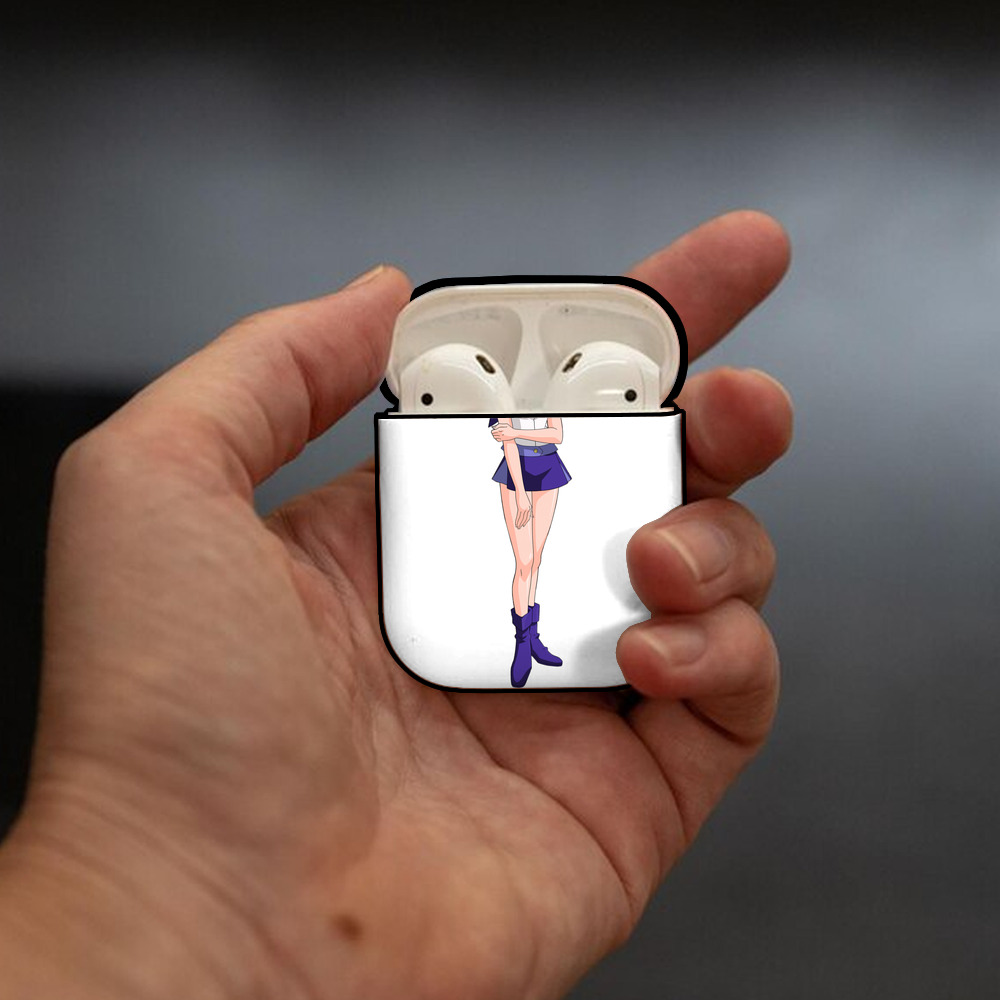 遊☆戯☆王 Yu-Gi-Oh! AirPods 第2世代保護ケース ハードシェル ブラック 耐衝撃・防指紋・カラビナ付き
