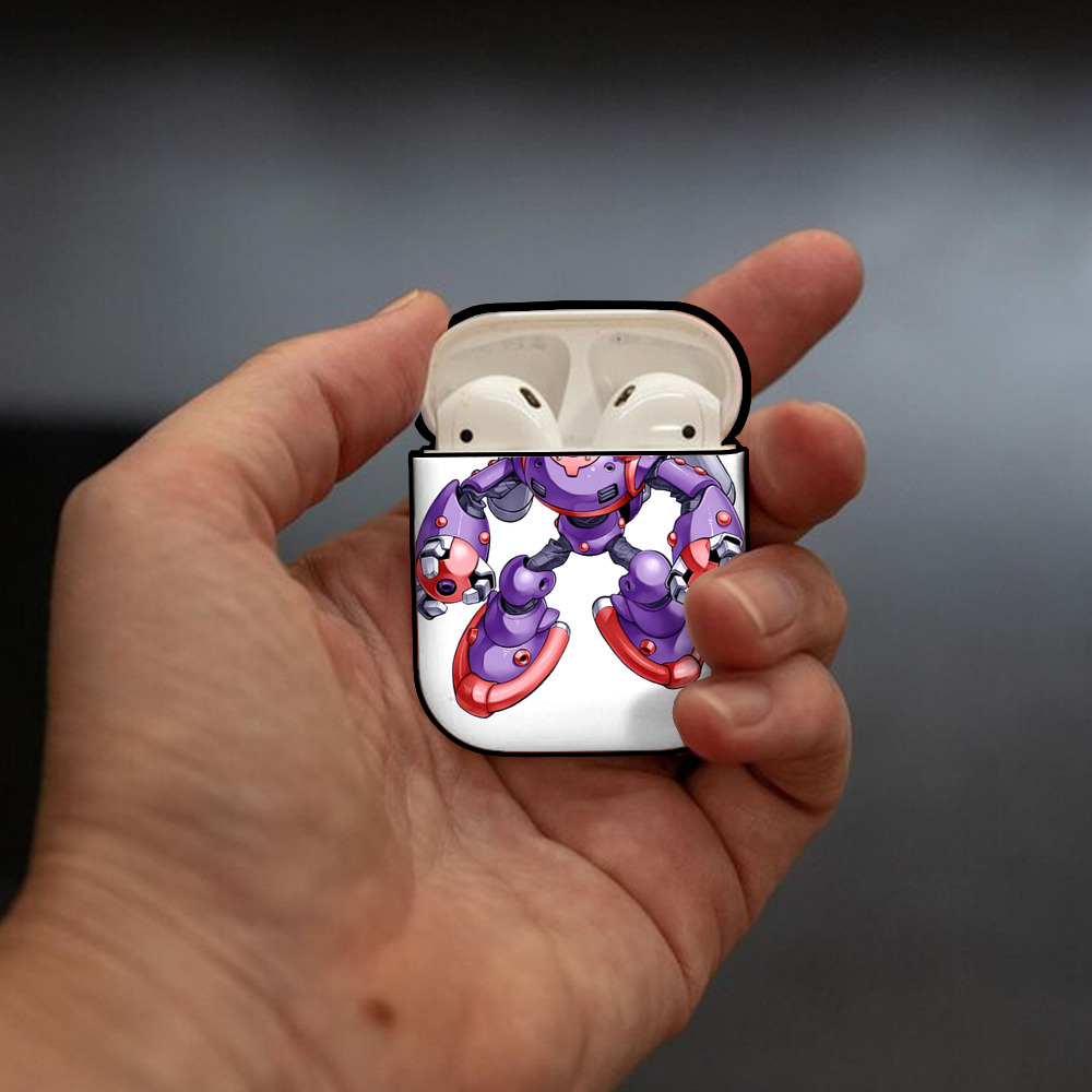 遊☆戯☆王 Yu-Gi-Oh! AirPods 第2世代保護ケース ハードシェル ブラック 耐衝撃・防指紋・カラビナ付き
