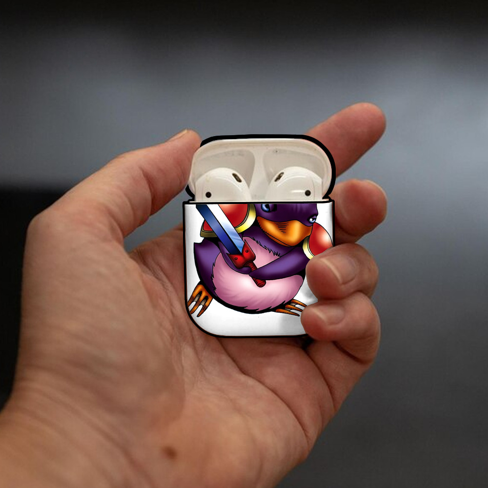 遊☆戯☆王 Yu-Gi-Oh! AirPods 第2世代保護ケース ハードシェル ブラック 耐衝撃・防指紋・カラビナ付き