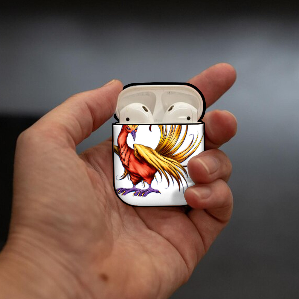 遊☆戯☆王 Yu-Gi-Oh! AirPods 第2世代保護ケース ハードシェル ブラック 耐衝撃・防指紋・カラビナ付き