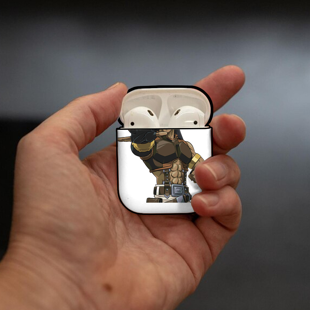遊☆戯☆王 Yu-Gi-Oh! AirPods 第2世代保護ケース ハードシェル ブラック 耐衝撃・防指紋・カラビナ付き