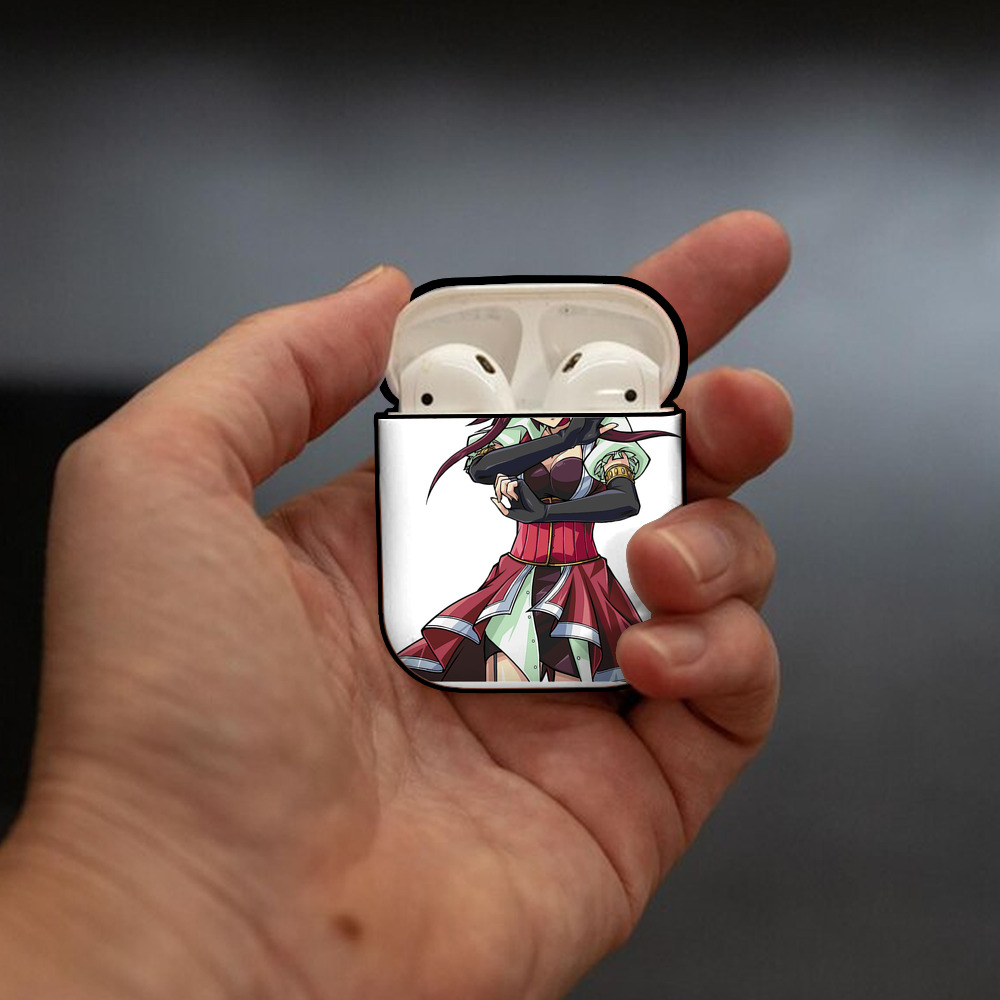 遊☆戯☆王 Yu-Gi-Oh! AirPods 第2世代保護ケース ハードシェル ブラック 耐衝撃・防指紋・カラビナ付き
