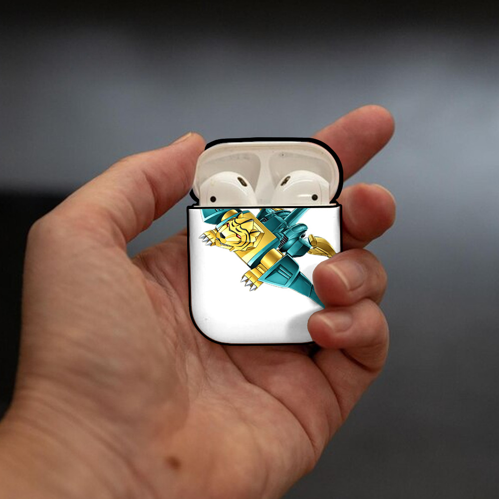 遊☆戯☆王 Yu-Gi-Oh! AirPods 第2世代保護ケース ハードシェル ブラック 耐衝撃・防指紋・カラビナ付き