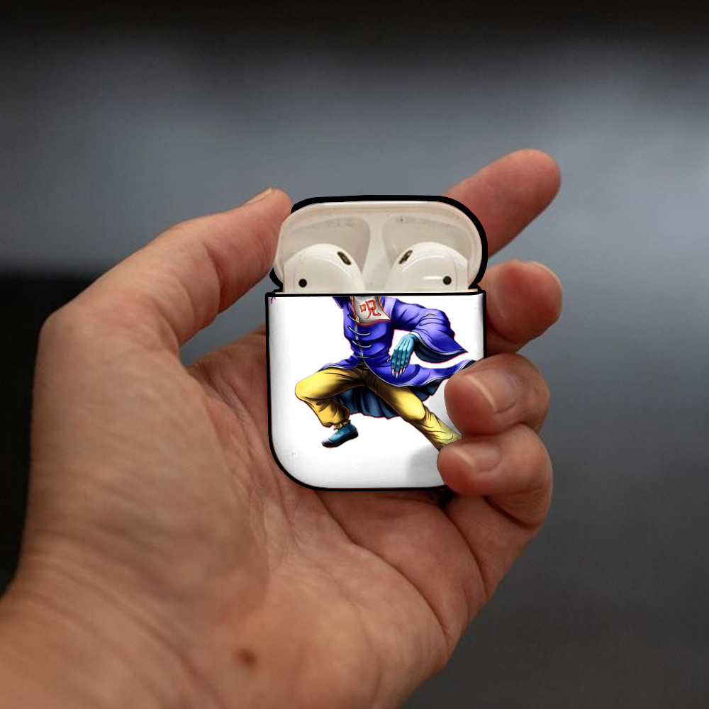 遊☆戯☆王 Yu-Gi-Oh! AirPods 第2世代保護ケース ハードシェル ブラック 耐衝撃・防指紋・カラビナ付き
