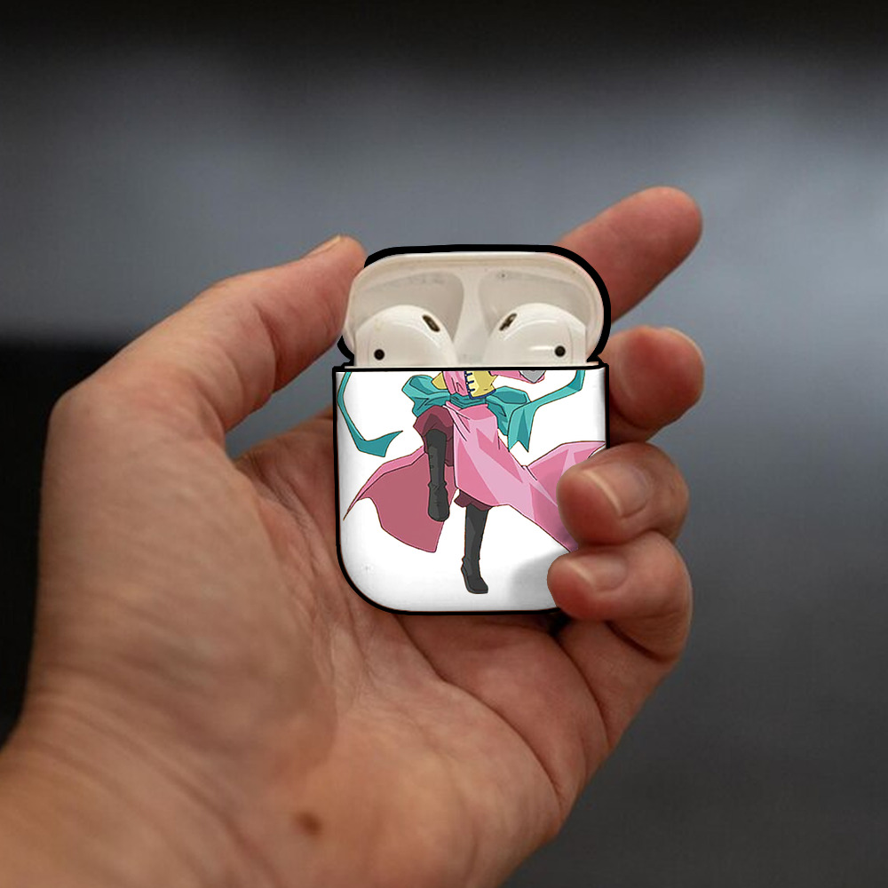 遊☆戯☆王 Yu-Gi-Oh! AirPods 第2世代保護ケース ハードシェル ブラック 耐衝撃・防指紋・カラビナ付き