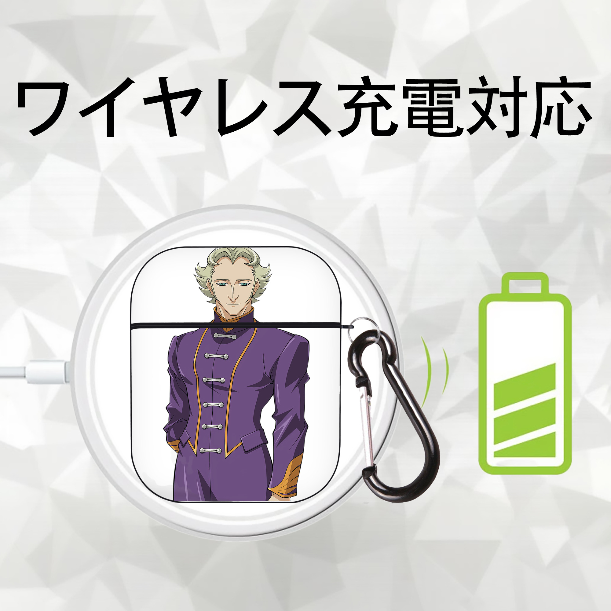 遊☆戯☆王 Yu-Gi-Oh! AirPods 第2世代保護ケース ハードシェル ブラック 耐衝撃・防指紋・カラビナ付き