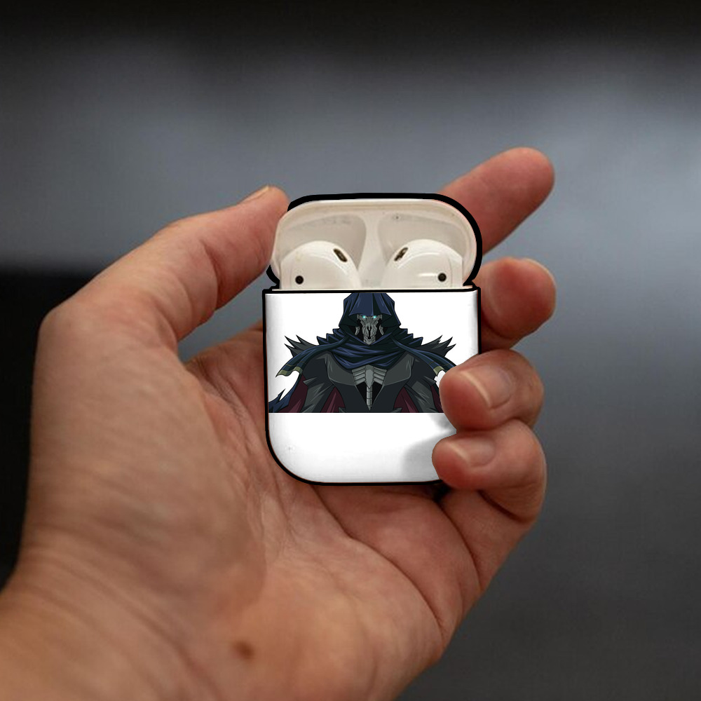 遊☆戯☆王 Yu-Gi-Oh! AirPods 第2世代保護ケース ハードシェル ブラック 耐衝撃・防指紋・カラビナ付き