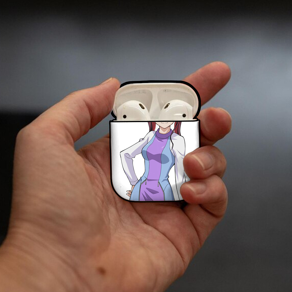 遊☆戯☆王 Yu-Gi-Oh! AirPods 第2世代保護ケース ハードシェル ブラック 耐衝撃・防指紋・カラビナ付き