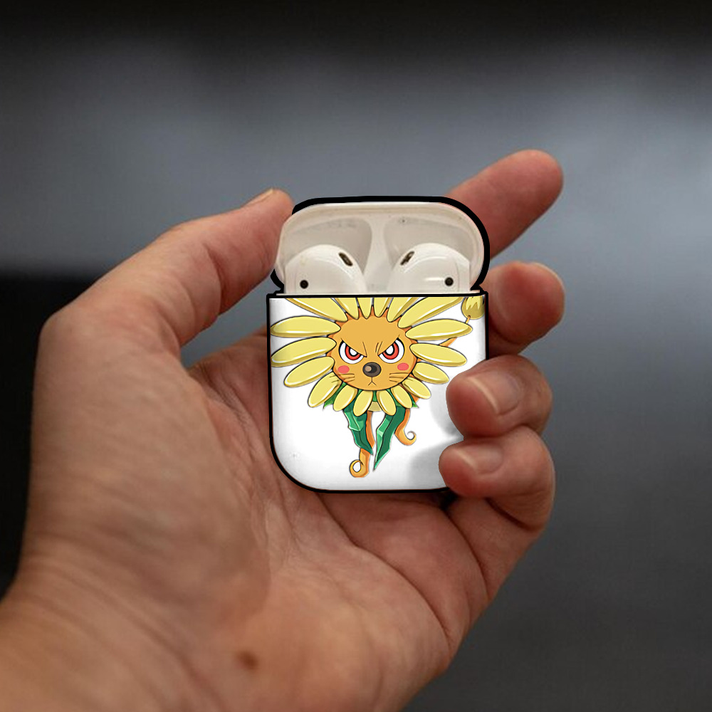 遊☆戯☆王 Yu-Gi-Oh! AirPods 第2世代保護ケース ハードシェル ブラック 耐衝撃・防指紋・カラビナ付き