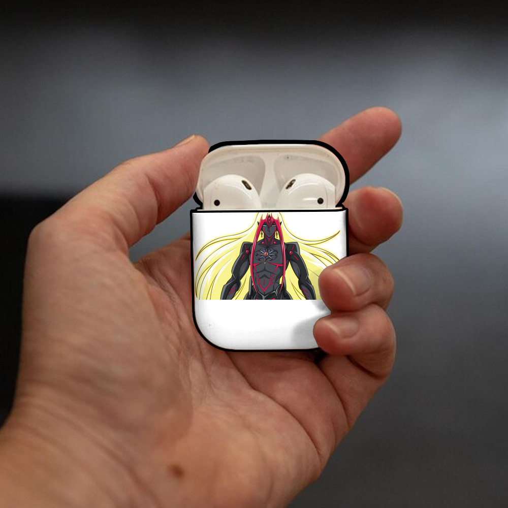 遊☆戯☆王 Yu-Gi-Oh! AirPods 第2世代保護ケース ハードシェル ブラック 耐衝撃・防指紋・カラビナ付き