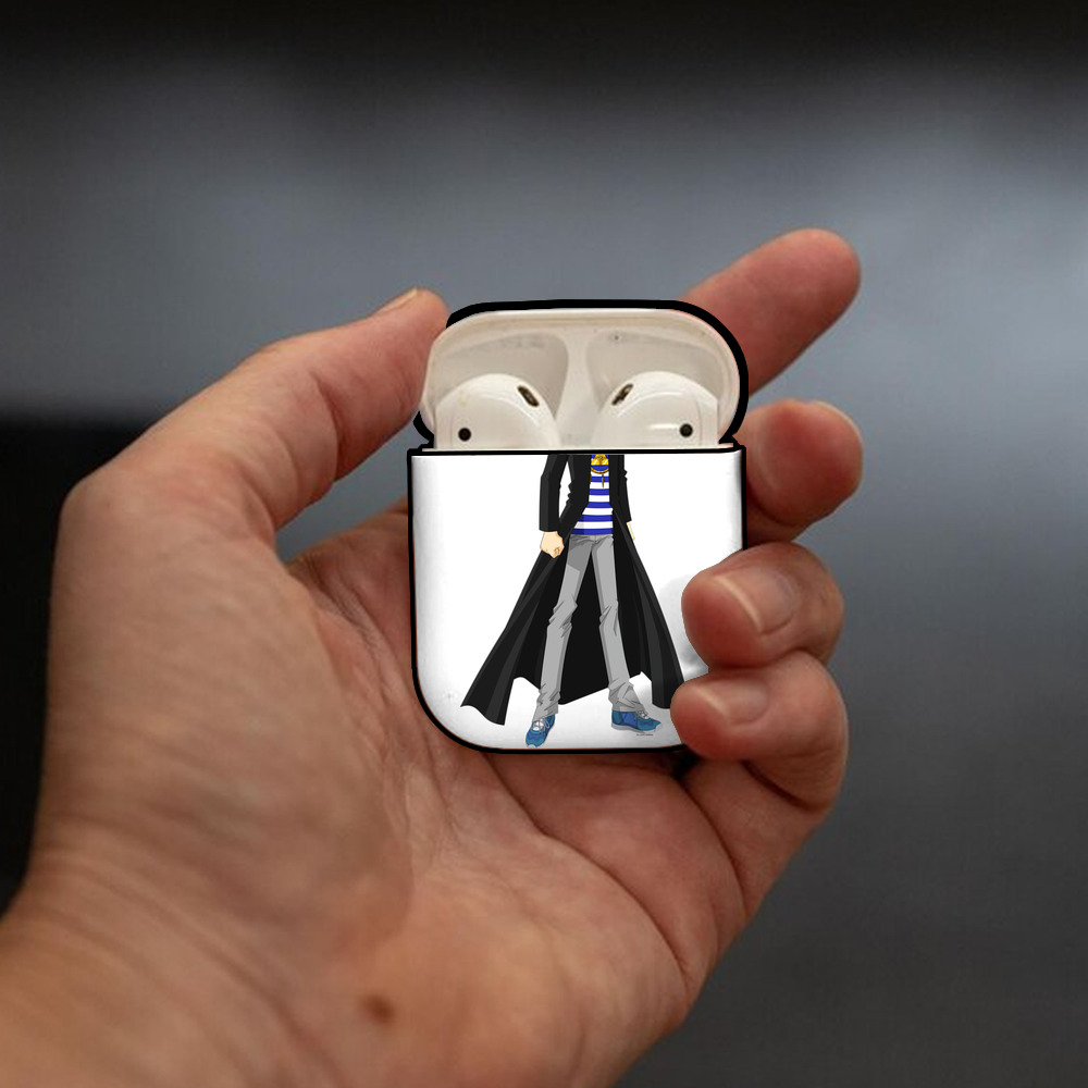 遊☆戯☆王 Yu-Gi-Oh! AirPods 第2世代保護ケース ハードシェル ブラック 耐衝撃・防指紋・カラビナ付き
