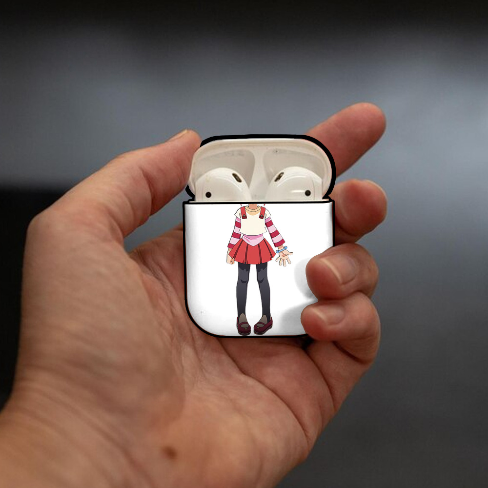 遊☆戯☆王 Yu-Gi-Oh! AirPods 第2世代保護ケース ハードシェル ブラック 耐衝撃・防指紋・カラビナ付き
