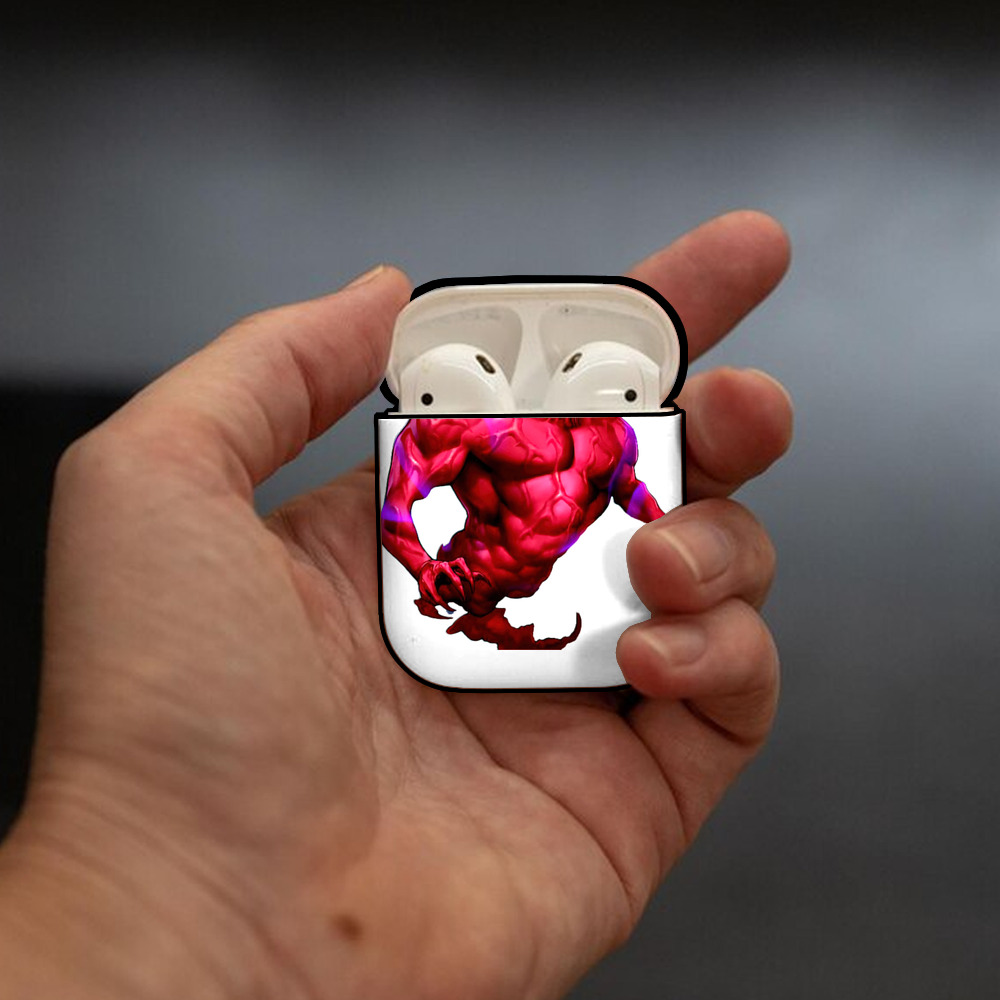 遊☆戯☆王 Yu-Gi-Oh! AirPods 第2世代保護ケース ハードシェル ブラック 耐衝撃・防指紋・カラビナ付き