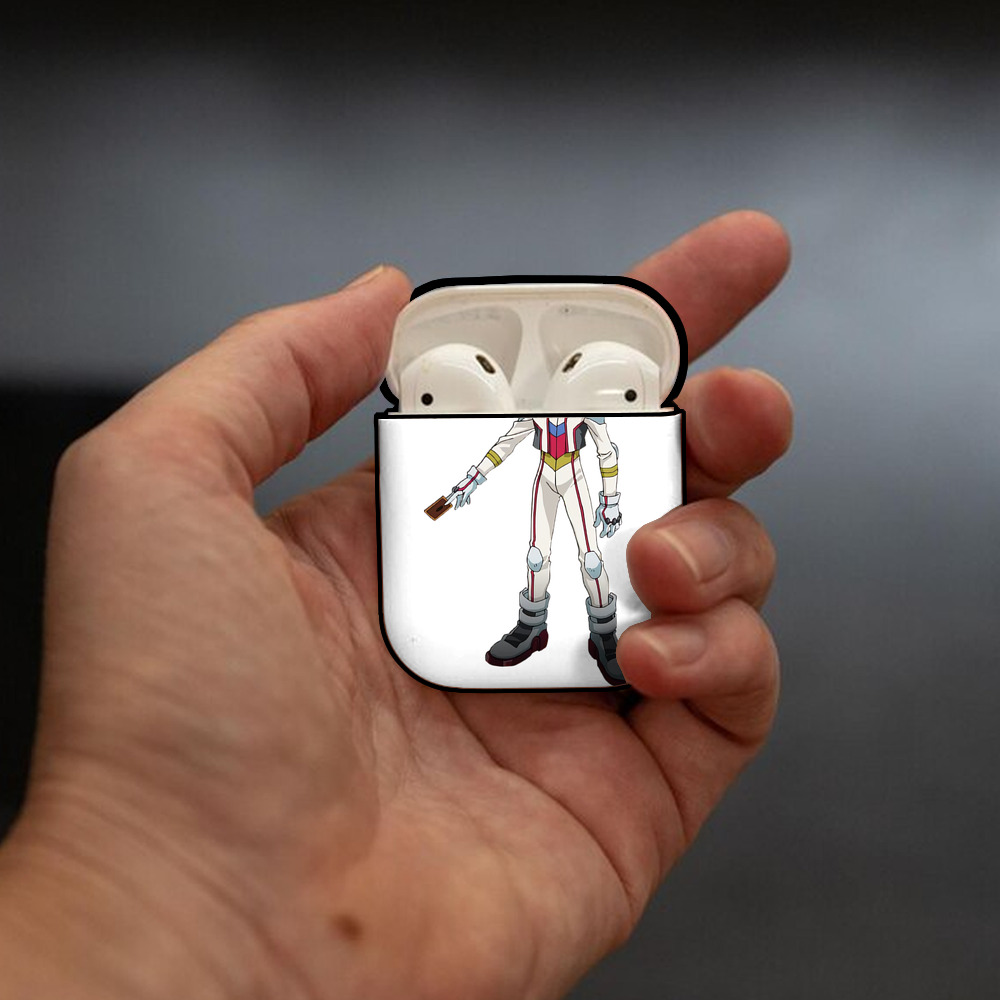 遊☆戯☆王 Yu-Gi-Oh! AirPods 第2世代保護ケース ハードシェル ブラック 耐衝撃・防指紋・カラビナ付き