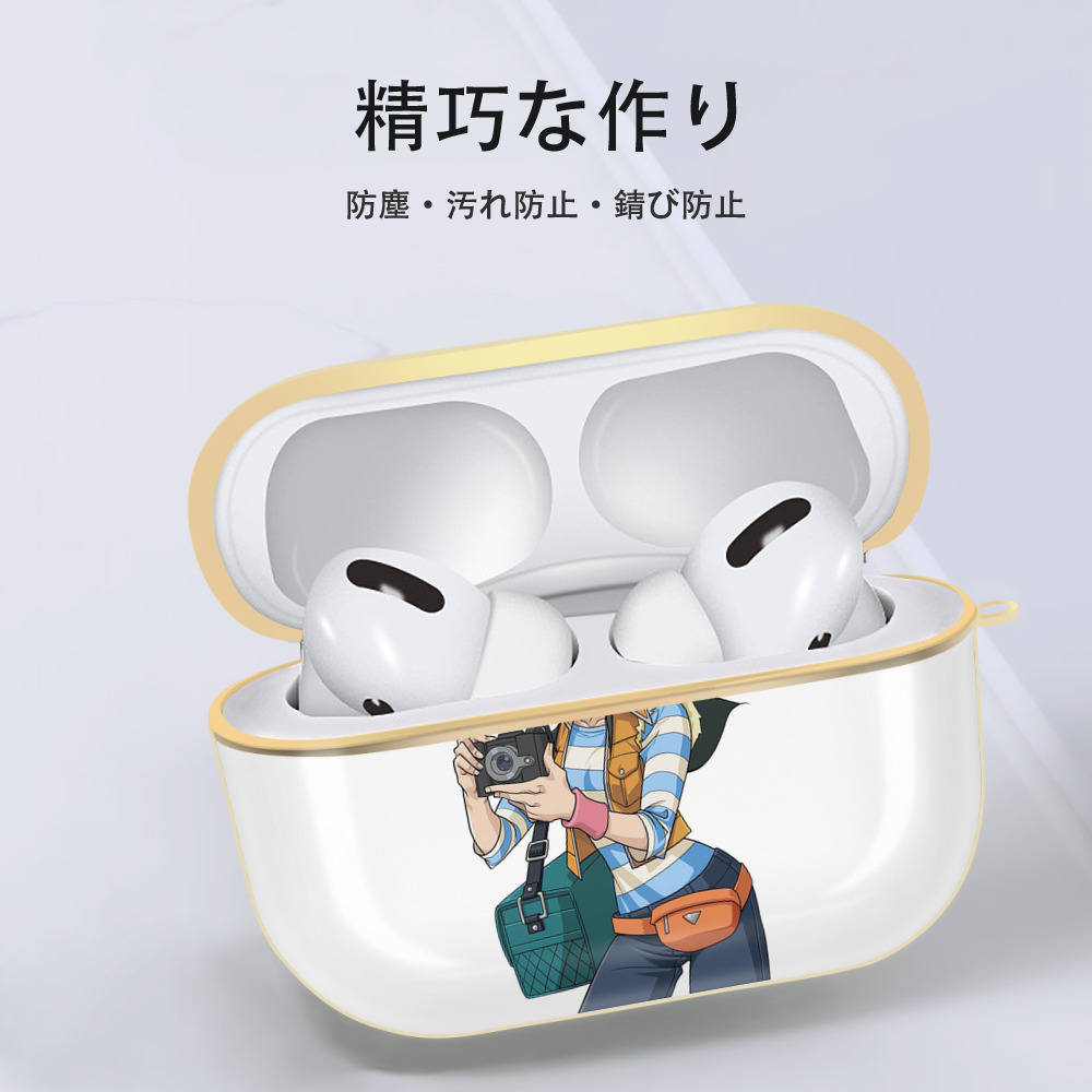 遊☆戯☆王 Yu-Gi-Oh! 【AirPods Pro用】ハードシェル保護ケース｜耐衝撃・防指紋・カラビナ付き商品仕様
