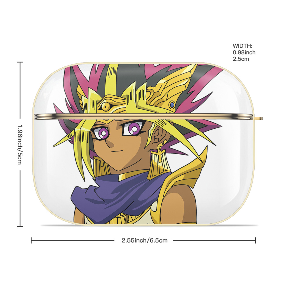 遊☆戯☆王 Yu-Gi-Oh! 【AirPods Pro用】ハードシェル保護ケース｜耐衝撃・防指紋・カラビナ付き商品仕様