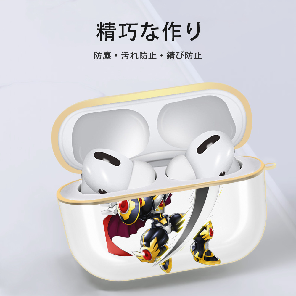 遊☆戯☆王 Yu-Gi-Oh! 【AirPods Pro用】ハードシェル保護ケース｜耐衝撃・防指紋・カラビナ付き商品仕様